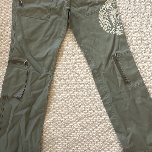 Esprit Cargo Straight Leg Pants with Zip Detailing. - Picture 4 of 7